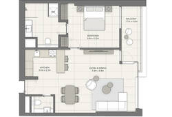 1 bedroom apartment